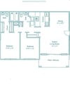2 Bedroom 2Bath Deluxe