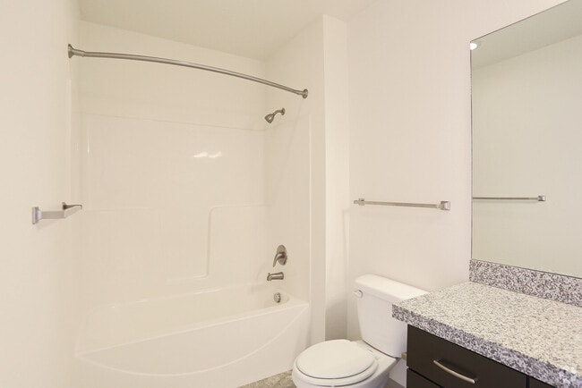 Studio Bathroom - Bridgeton Apartments