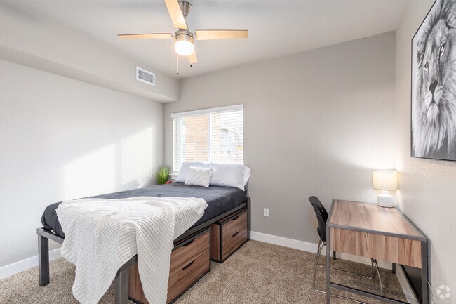 3BR, 2BA - 1048SF Bedroom 2 - Bighorn Landing