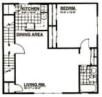 1BR/1BA