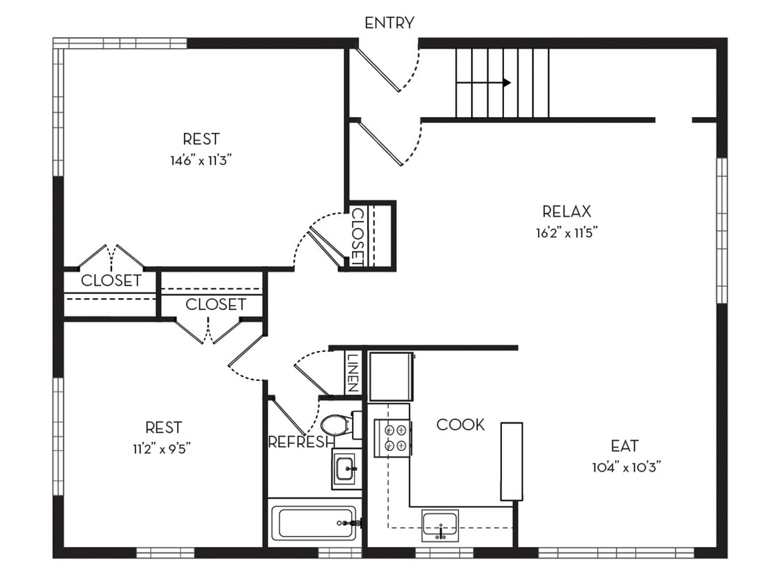 Floor Plan - The Bennett