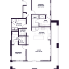 Oberon C6.2 Two Bedroom Floor Plan