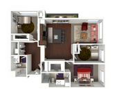 Floor Plan F1 | 50Twenty | Apartments in Madison, WI