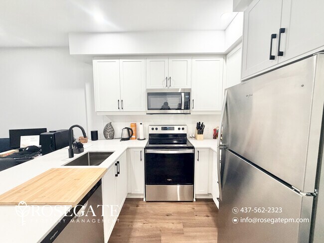 Photo - Modern 1-Bedroom Apartment with Private Balcony & Parking in Kitchener Unit 215