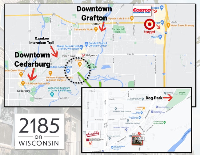 2185 on Wisconsin Townhomes Townhomes for Rent Grafton, WI