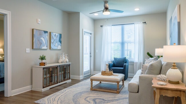 The Rousseau: 1BR, 1BA - Living Room