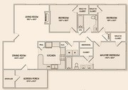 3BR/2BA