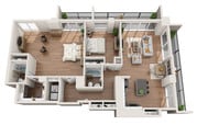 The Capital floor plan Houston House