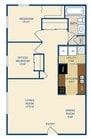 2BR/1BA
