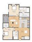 B1 floor plan Mandalay At Shadow Lake