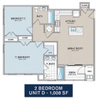 Franklin Square Phase 2, 2 Bedroom With 2 Bathroom