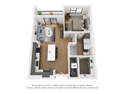 A2 3D Floor Plan