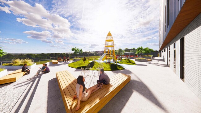 Outdoor seating area