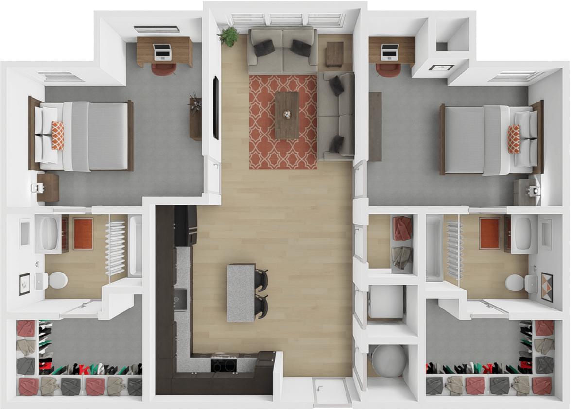 Floor Plan - Hopper BEDROOM ONLY