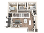 2 bedroom 2 bathroom