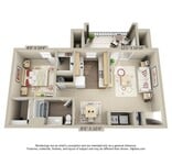 The Brook floor plan Estancia At City Center