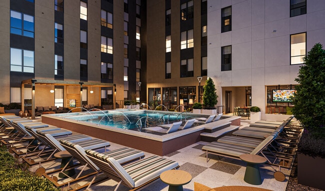 Courtyard Pool - EVER Knoxville