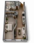 1 Bedroom Standard - Tower