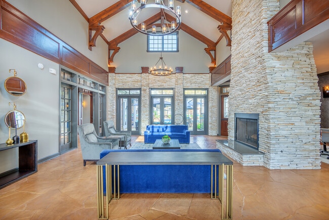 Resident clubhouse - Lodge at Cypresswood Apartments