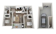 Floor Plan 2E | Seasons at Mount Pleasant | Apartments in Mount Pleasant, WI