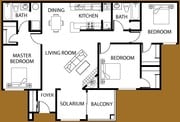 3BR/2BA