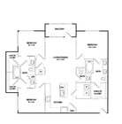 C1A | 3 bed 2.5 bath | 1404 sq ft