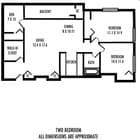 2BR/1BA