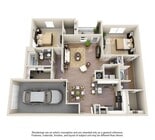 2 Bedroom | 2 Bath | 1320 SF | Attached Garage Available