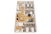 C4: 3 BD | 2 BA | 1153 SF