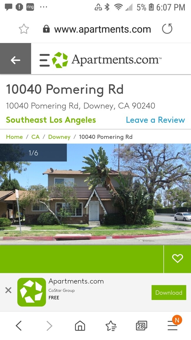 Apartamento de 3 habitaciones. - 10040 Pomering Rd Unidad #E