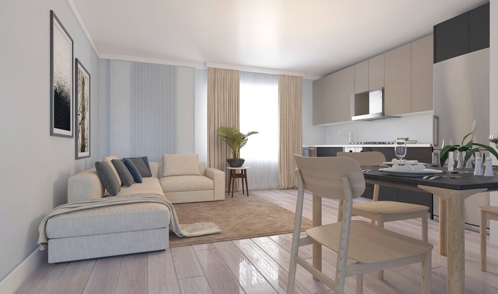 Kitchen/Living Room 1b/1b on Haverford