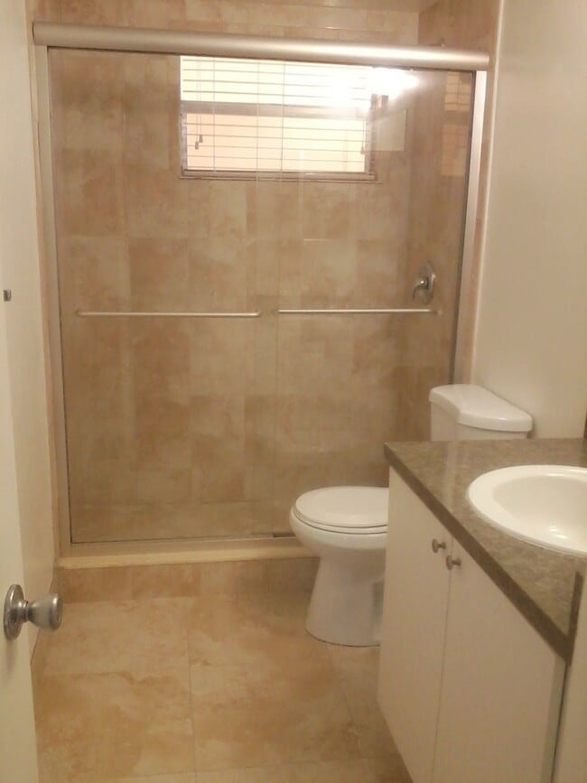 Guest-New bath to shower - 7845 Camino Real Unit # 408