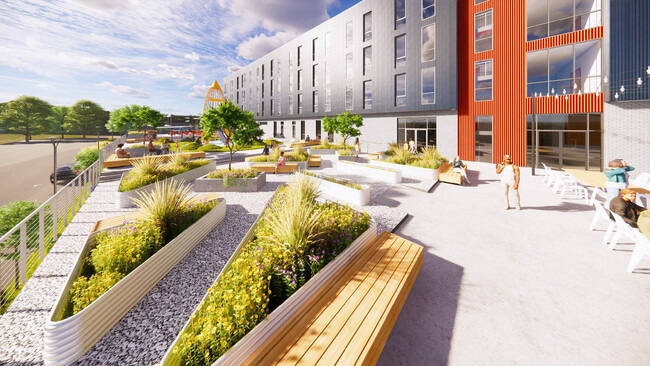 Outdoor seating area