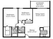 2BR/1.5BA