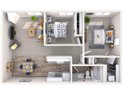 2x1 floor plan Kendall Ridge