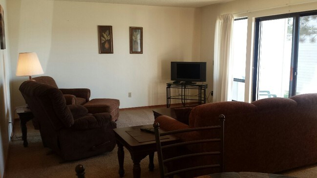 Example of LR set up in 2 bdrm