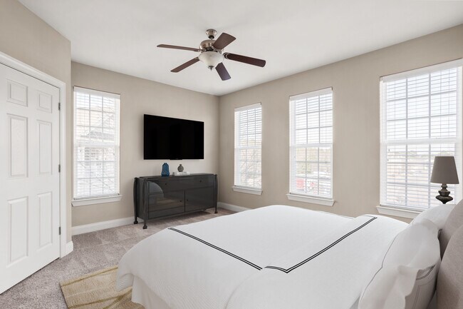 Spacious bedrooms that feel like home