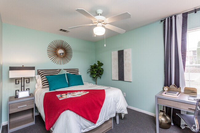 4BR, 4BA - First Bedroom - The Madison Apartments