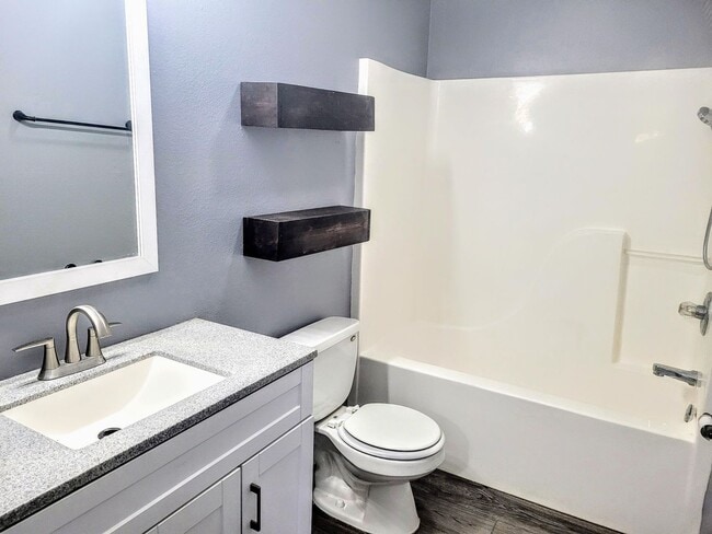 Photo - Fenced in home