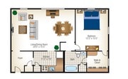 1BR/1BA