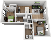 LiveOnHillsborough-3DFloorPlans-B1-109Park