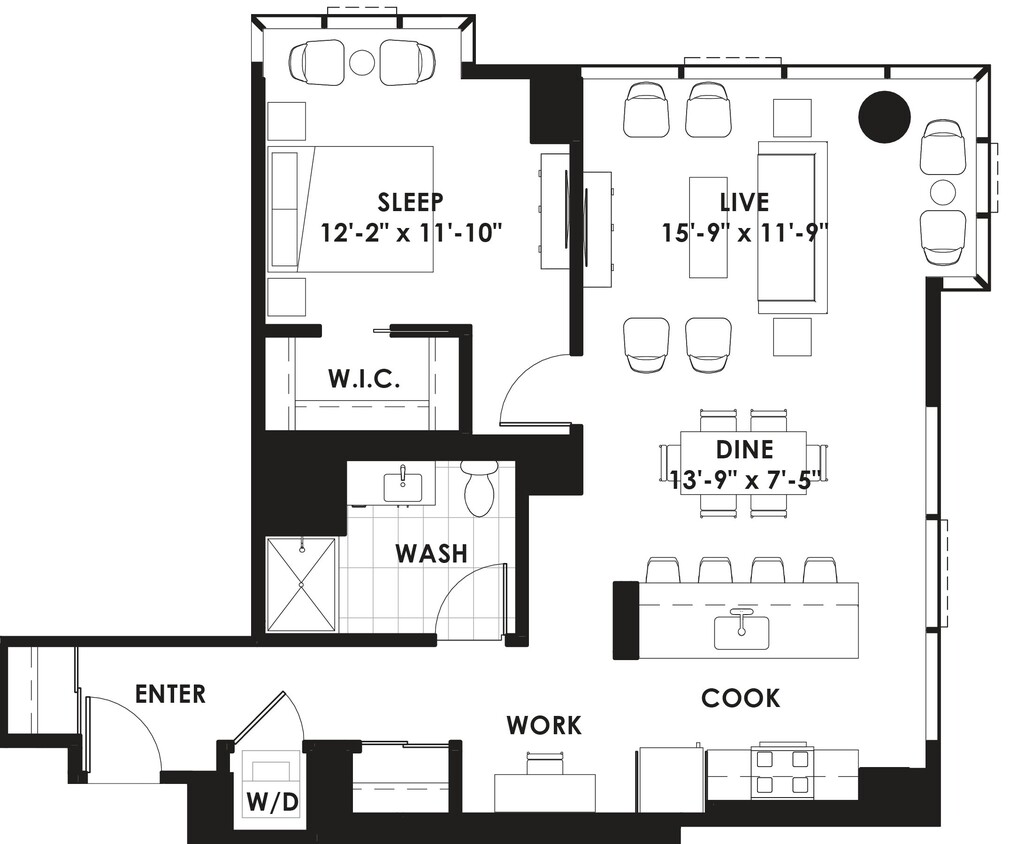 Floor Plan - 1E