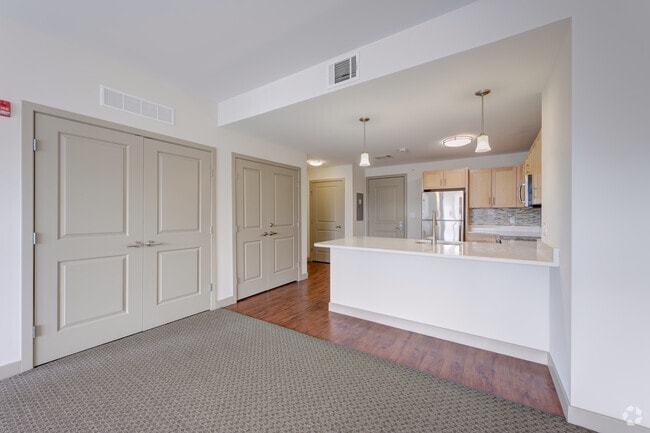 2BR, 2BA - 1,113SF Living Room/Dining Room