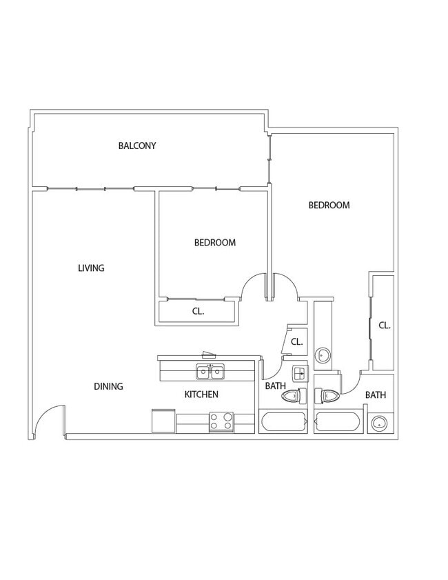 CY 2x2 1230 Sq Ft. - Courtyard 525 Rental