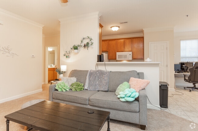 1HAB, 1BA - 959SF - Sala de estar