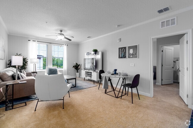 2BR, 2BA - 1,130SF - Living Room