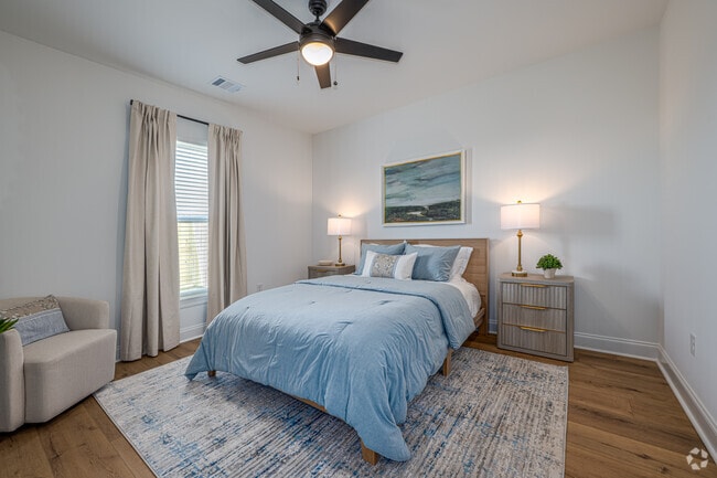 The Birch 2BR, 2BA - 1,100SF - Primary Bedroom