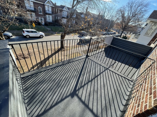 Private Front Patio Off Living Room - 4945 Mardel Ave Unit 4945A Mardel - 2nd Floor