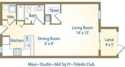 Maui_Studio_1Bath_600 Sq Ft