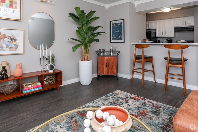 1BR, 1BA - Cypress - Living Room